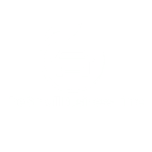 The Small Business Time White Logo